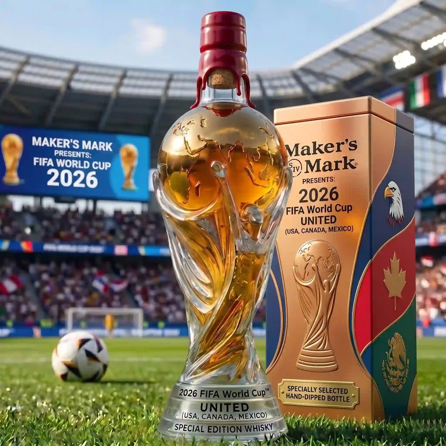 Own the Glory: 2026 World Cup Match Ball Decanter – Heritage Edition ⚽